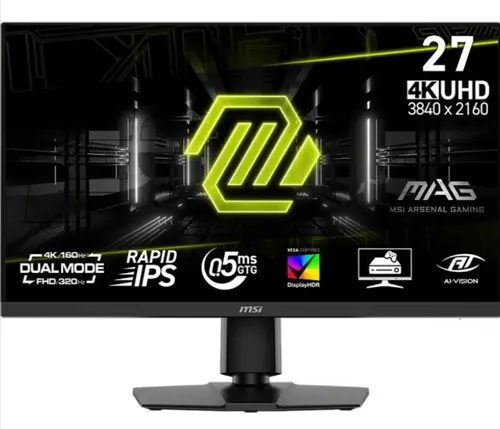 Monitor Gaming Rapid IPS LED 27inch MSI MAG 272URDF E16, UHD (3840 x 216), HDMI, DisplayPort, Pivot, 320 Hz, 0.5 ms (Negru)