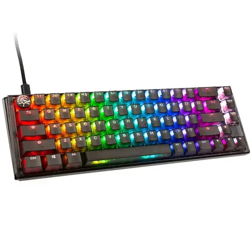 Tastatura Gaming Ducky One 3 Aura SF, iluminare RGB, Wired, USB,Cherry MX Red (Negru)