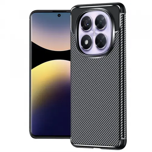 Husa pentru Xiaomi Redmi Note 14 Pro+ 5G / Note 14 Pro 5G / Poco X7, Techsuit, CarbonFiber