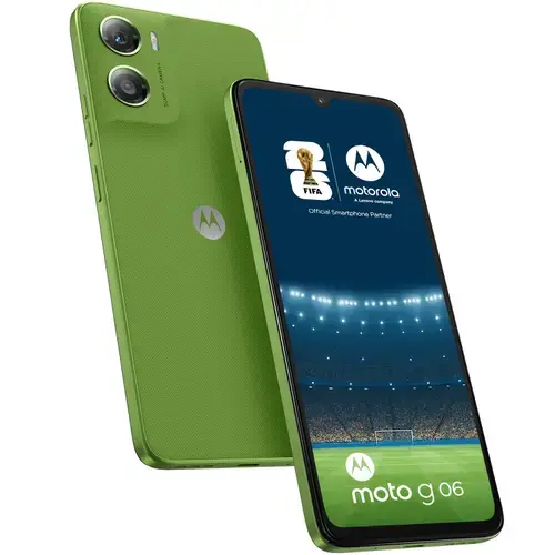 Telefon Mobil Motorola Moto G06, Procesor Mediatek Helio G81 Ultra Octa-Core, IPS LCD Touchscreen 6.88inch, 4GB RAM, 256GB Flash, Camera 50 MP, Wi-Fi, 4G, Dual Sim, Android (Verde)