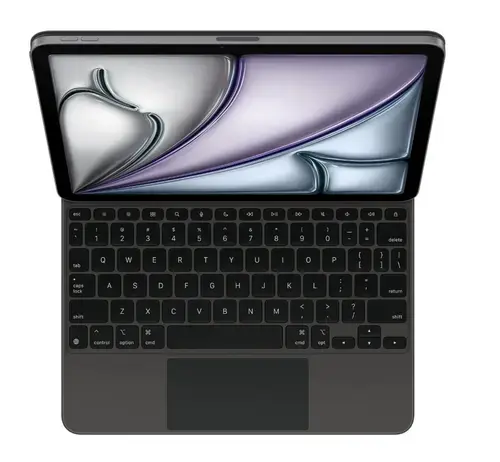 Husa cu tastatura Apple Magic Keyboard pentru Apple iPad Air 11-inch (M3), Layout US English (Negru)
