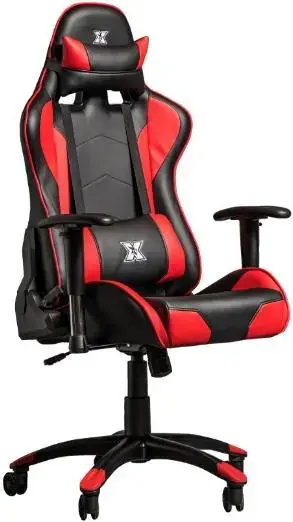 Scaun Gaming Serioux Torin, reglabil (Negru-Rosu)