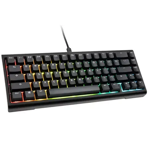 Tastatura Gaming Ducky Tinker 65, iluminare RGB, Wired, USB,  MX-Brown (Negru)