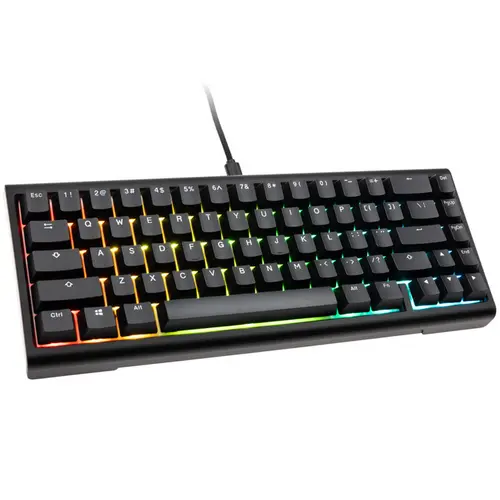Tastatura Gaming Ducky Tinker 65, iluminare RGB, Wired, USB,  MX-Brown (Negru)