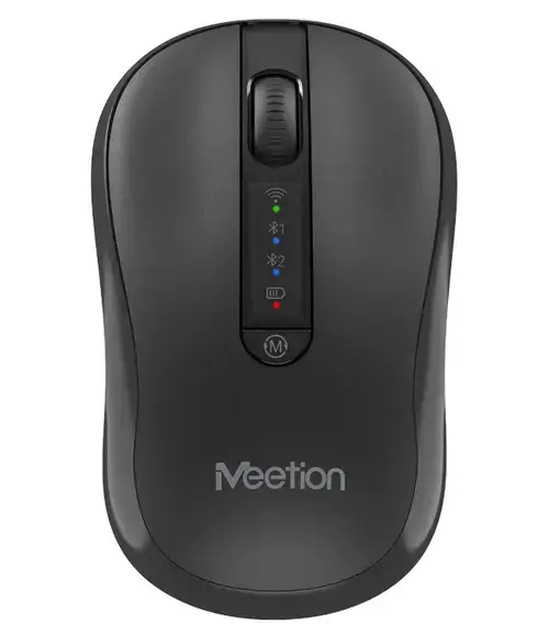 Mouse Meetion BTM185, Wireless 2.4Ghz, Bluetooth (Negru)