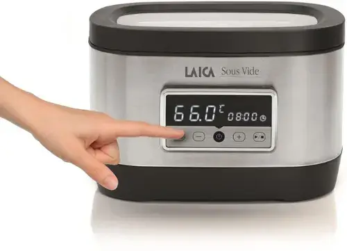 Aparat de gatit Sous Vide Laica SVC200, 700W, Display LED, Touch Sensor (Argintiu/Negru)