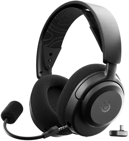 Casti Gaming Steelseries Arctis Nova 3P, Wireless 2.4Ghz, Bluetooth, USB-C (Negru)