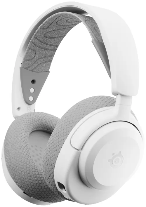 Casti Gaming Steelseries Arctis Nova 3P, Wireless 2.4Ghz, Bluetooth, USB-C, PlayStation (Alb)