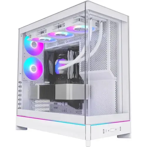 Carcasa Montech HS02 Pro, Middle Tower, Fara sursa (Alb)