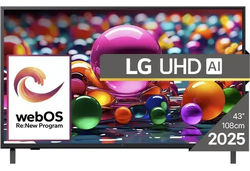 Televizor LED LG 109 cm (43inch) 43UA74003LB, Ultra HD 4K, Smart TV, WiFi, CI+