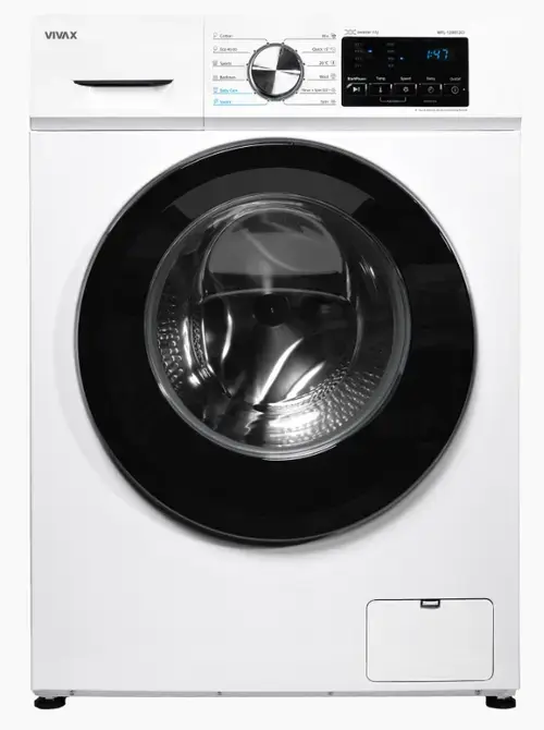 Masina de spalat rufe VIVAX WFL-120812CI, 8 kg, Clasa A, 1200 rpm, 12 programe, Motor Inverter, Ecran LED (Alb)