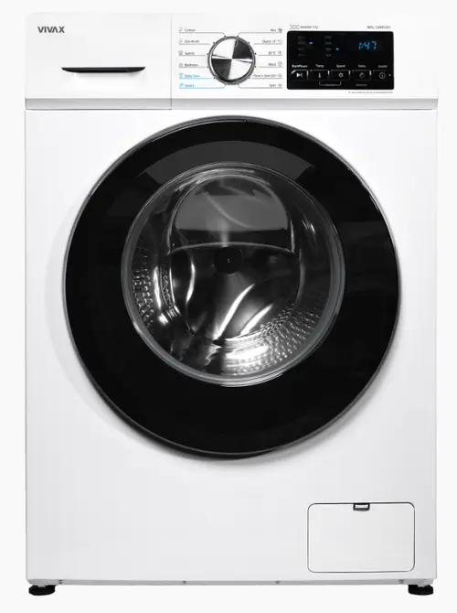 Masina de spalat rufe VIVAX WFL-120812CI, 8 kg, Clasa A, 1200 rpm, 12 programe, Motor Inverter, Ecran LED (Alb)