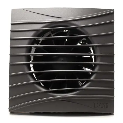 Ventilator baie SILENT 5C, Super Silent, Clapeta antiretur, Motor Long Life 40000h, Debit 180mc/h, Ø125mm, Gri