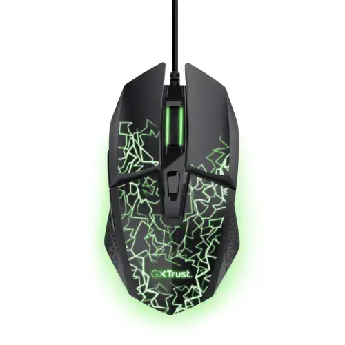 Mouse Gaming Trust GXT 113 Felox, iluminare RGB, USB, (Negru)