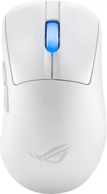 Mouse Gaming ASUS ROG Keris II Ace, Wireless 2.4 Ghz, Bluetooth, Wired (Alb)