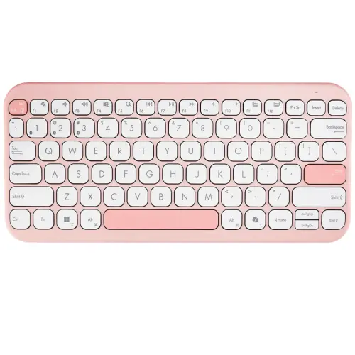 Tastatura ASUS KW100, Bluetooth (Alb/Roz)
