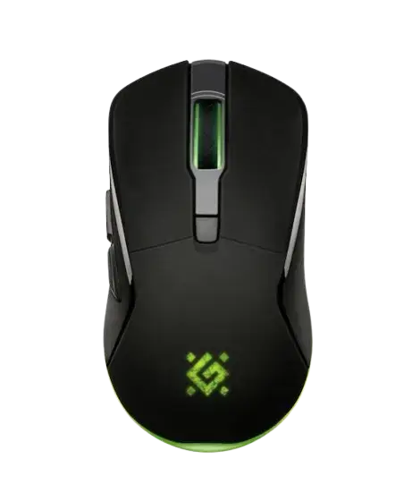 Mouse Gaming Defender GM-534, Wireless 2.4Ghz, iluminare RGB (Negru)