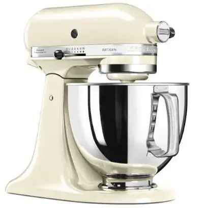 Mixer cu bol KitchenAid Artisan 2017, 4.8l, 300W (Almond Cream)