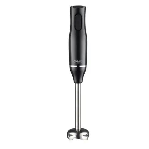 Blender chopper si mixer 3 in 1 Adler AD4620B, 800 W, din otel inoxidabil cu 2 vase gradate de 450 ml si 750 ml (Negru)