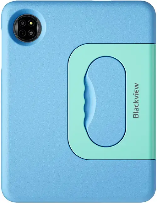 Tableta Blackview Tab 20 Kids, Procesor Quad-Core Unisoc T310, Ecran HD+ IPS 60Hz 10.1inch, 4GB RAM, 64GB Flash, 8MP, Android 15, Mod PC, Google Kids Space, 6600 mAh, 10W, Wi-Fi (Albastru)
