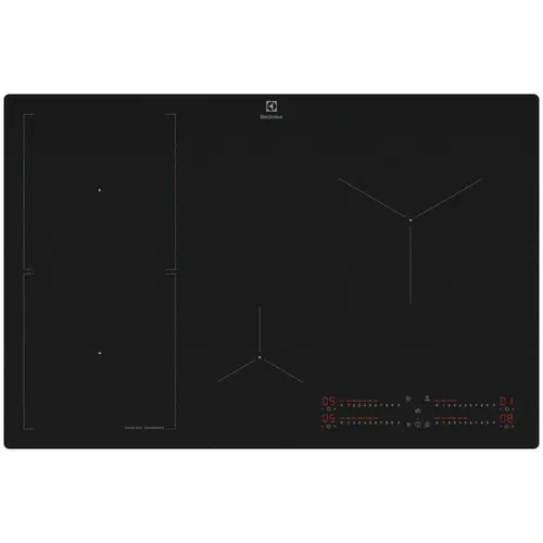 Plita incorporabila Electrolux EIS82453IZ, Inductie, 4 zone de gatit, Sense Boil, Control touch prin culisare, Conectivitate hota, SaphirMatt, Booster (4 zone), Timer electronic, Oprire automata, Functie punte (Negru)