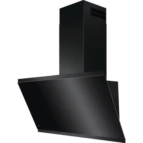 Hota incorporabila decorativa AEG GV77D91SB, Putere de absorbtie 760 mc/h, Control electronic, Functie Breeze, Conectivitate plita, 1 motor, 90 cm (Negru)