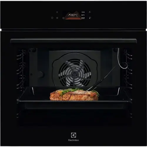 Cuptor incorporabil Electrolux LOE8P39Z, Electric, Autocuratare pirolitica, Control touch, 171 de programe predefinite, Senzor gatire, Inchidere amortizata a usii, Volum net 72 L, Clasa A+, Sticla (Negru)