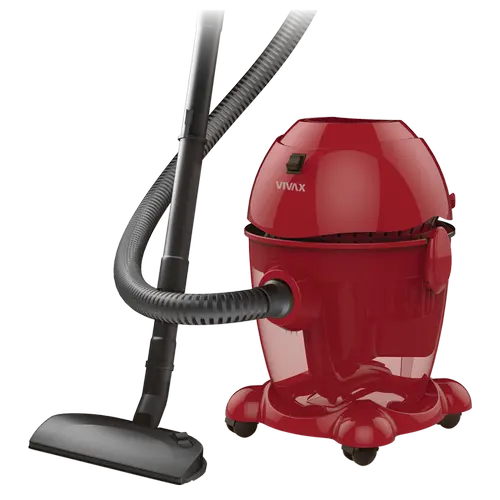 Aspirator umed si uscat Vivax VCW-2002R R2, 1200 W, Filtru Spongios, 8 L, Cablu 5m (Rosu)