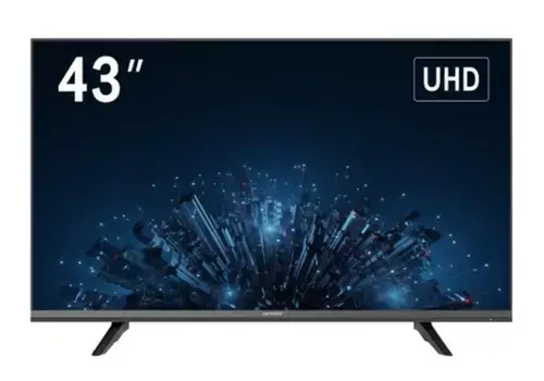 Monitor VA LED Hikvision 43inch DS-D5043U3-1V0S, UHD (3840 × 2160), VGA, HDMI, DisplayPort, Boxe (Negru)