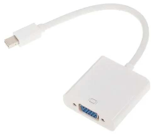 Adaptor OEM KOM0848, Mini DisplayPort - VGA (Alb)
