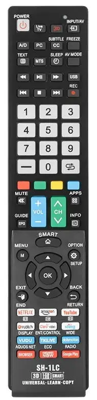 Telecomanda universala Sharp PIL1044 (Negru)
