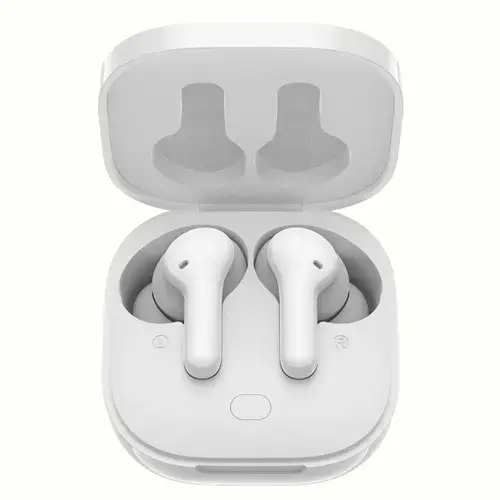 Casti True Wireless Boompods Bassline Compact, Bluetooth, 27 ore, ENC,Waterproof IPX4 (Alb)
