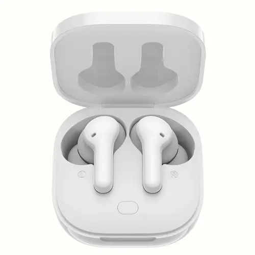 Casti True Wireless Boompods Bassline Compact, Bluetooth, 27 ore, ENC,Waterproof IPX4 (Alb)