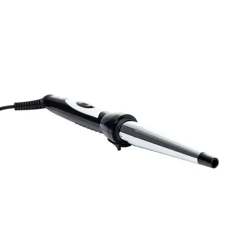 Ondulator Mesko cu tambur conic 13-25 mm, invelis ceramic 40W 180 grade cablu rotativ (Argintiu/Negru)
