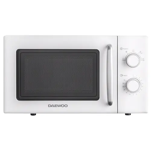 Cuptor cu microunde Daewoo D-6S20W-2, 700 W, 20 l, Oprire automata, Temporizator, 5 trepte putere (Alb)