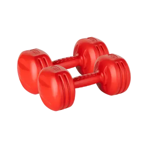 Set gantere Rebel Active RBA-2308, 2 x3kg (Rosu)