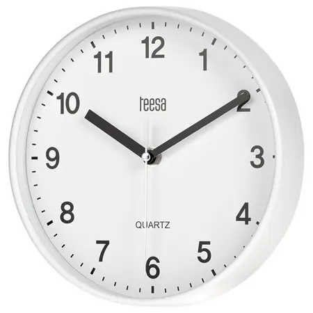Ceas de perete Teesa TSA0038, 20 cm (Alb)