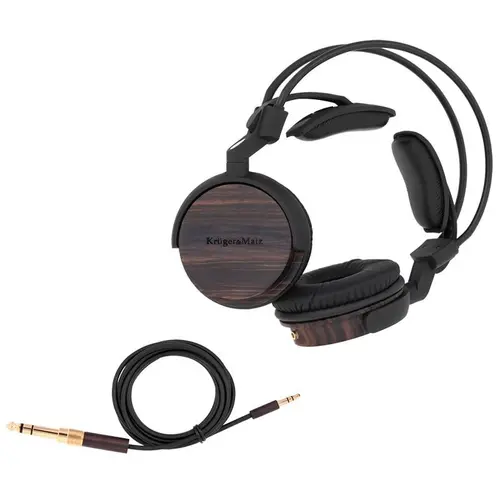 Casti Stereo Kruger&Matz KM0880EB (Negru/Maro)
