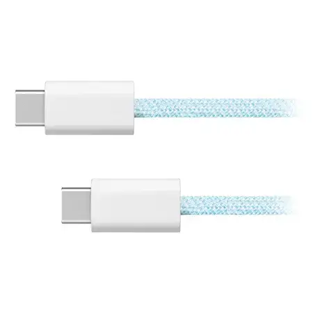 Cablu de date Kruger&Matz KM1272-1BL, TYPE C - TYPE C, 100W, 1 m (Albastru)