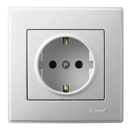 Priza Schuko OEM E-PR1 simpla (Alb)