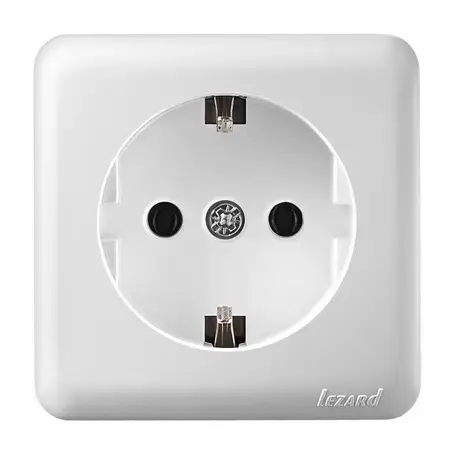 Priza Schuko simpla OEM E-PRPT (Alb)