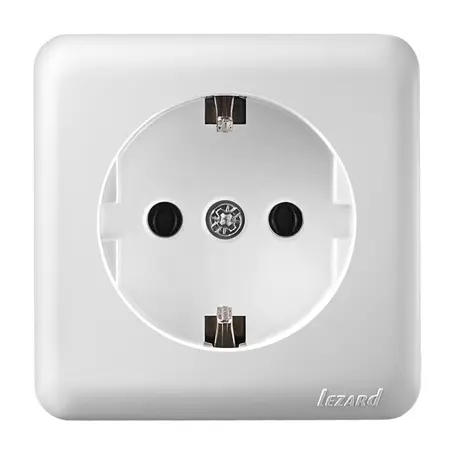 Priza Schuko simpla OEM E-PRPT (Alb)