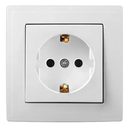 Priza simpla OEM PS-2506 (Alb)