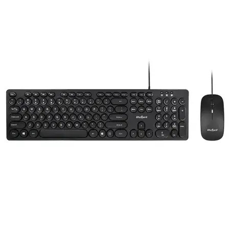 Kit tastatura si mouse Rebel WDS200 (Negru)