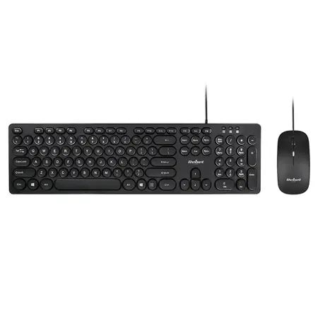 Kit tastatura si mouse Rebel WDS200 (Negru)