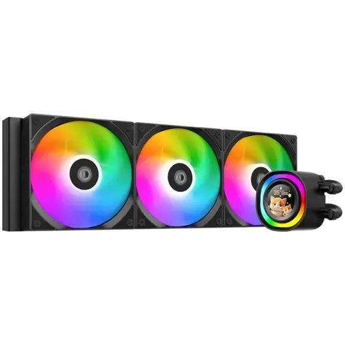 Cooler CPU ID-Cooling FX360, t300 - 2000rpm, iluminare aRGB (Negru)