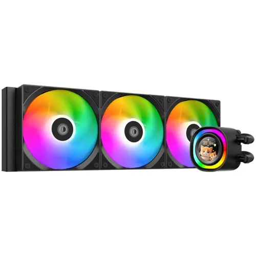 Cooler CPU ID-Cooling FX360, t300 - 2000rpm, iluminare aRGB (Negru)