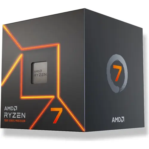 Procesor AMD Ryzen 7 7700 3.8GHz, AM5, 32MB, 65W, Wraith Stealth Cooler (Box)