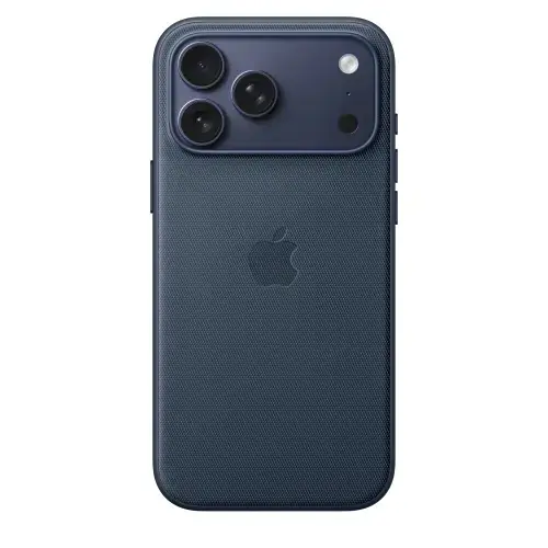 Husa Protectie Spate Apple MGF94ZM/A pentru iPhone 17 Pro Max, TechWoven Case, MagSafe (Albastru)