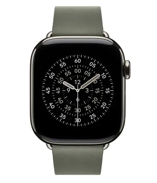 Curea Smartwatch Apple MGG94ZM/A pentru Apple Watch 42mm, Modern Buckle, Small (Verde)